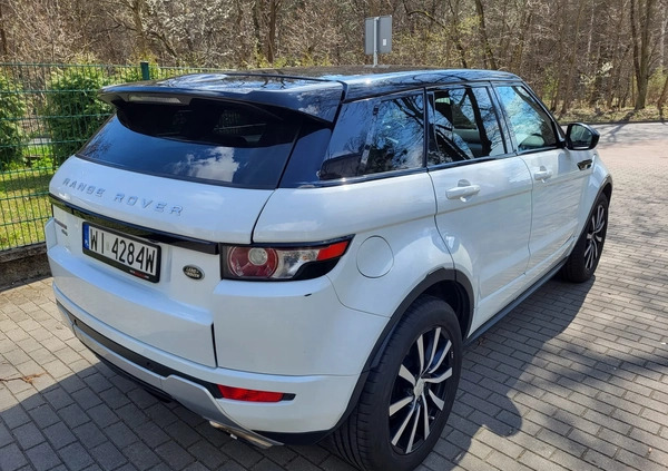 Land Rover Range Rover Evoque cena 75000 przebieg: 202042, rok produkcji 2014 z Warszawa małe 562